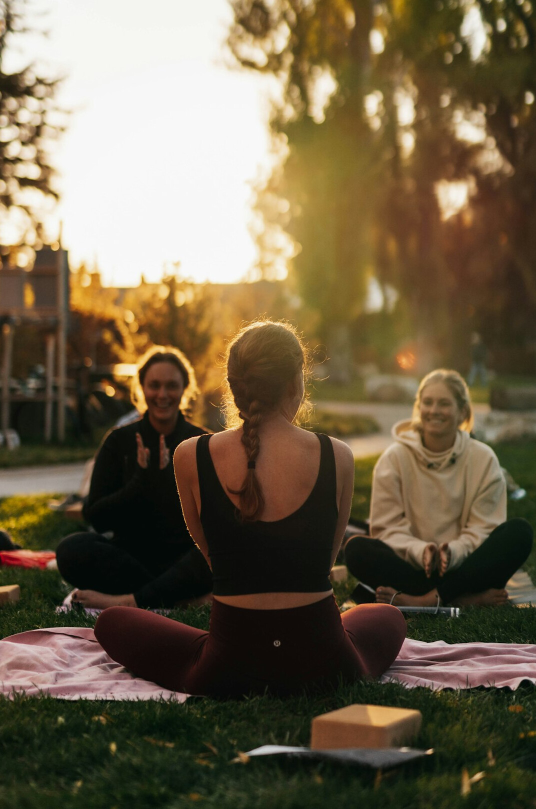 group yoga session